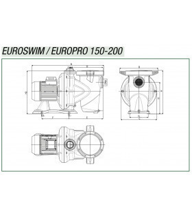 Bomba DAB Euroswim 200 2CV Monofásica