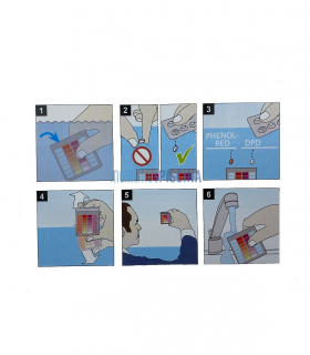Analysekit für freies Chlor, Gesamtchlor und pH-Wert FTK 101