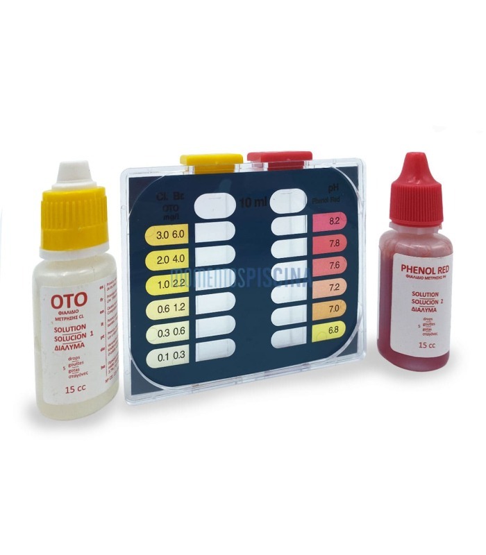 Chlorine, Bromine and pH analyzer kit