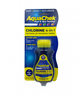 Aquachek Teststreifen für Chlor, pH, Alkalinität und Cyanursäure