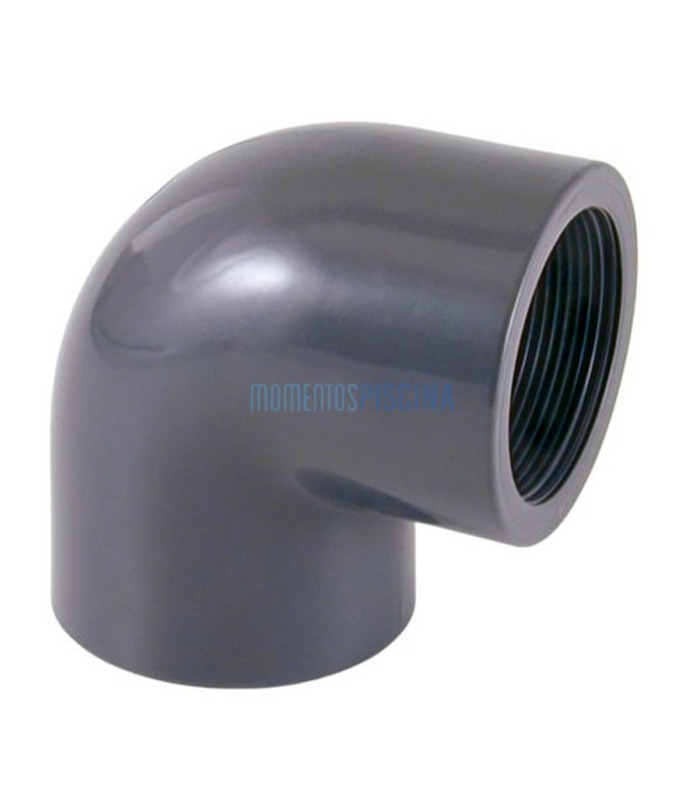 Codo Mixto 90º PVC encolar y roscar