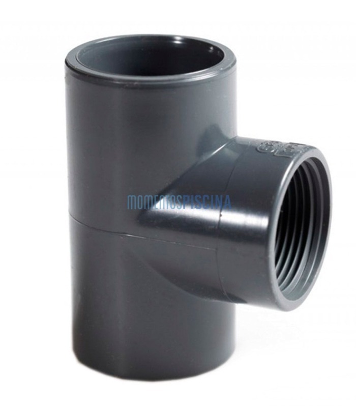 Tee misto 90º PVC para colagem e enfiamento