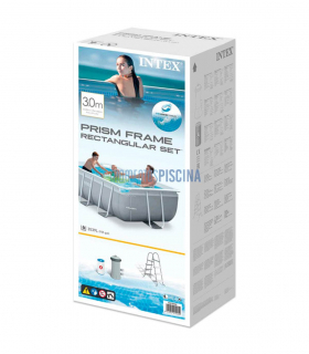 Demontierbarer Swimmingpool Intex Prism Frame 300x175x80cm mit Filteranlage