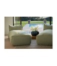 Floating Puff Dotty Long Chair 70 x 200 x 65 cm Pflaume