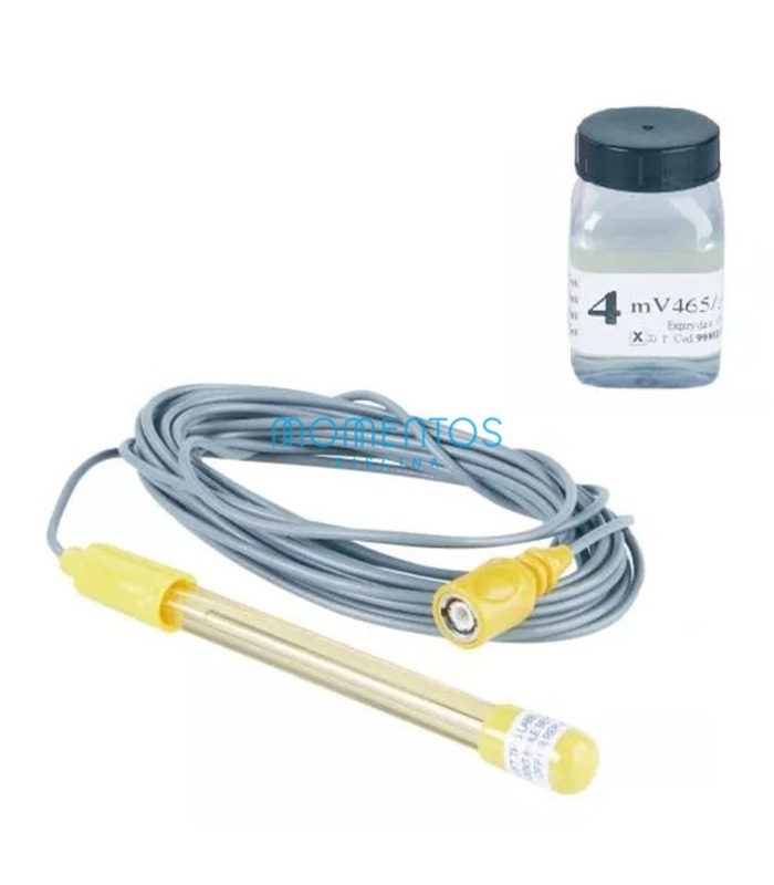 ORP electrode with calibration solutions