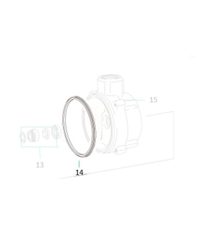 Sigma 200 Vedaçao do corpo de descarga