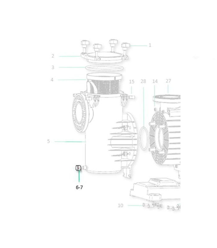 Tapón desague Saci Magnus/Supra