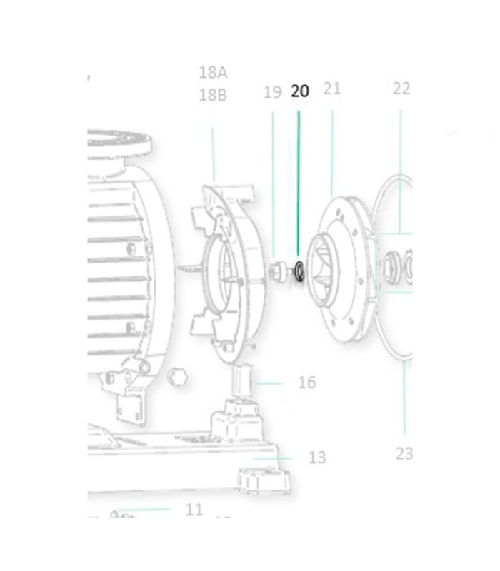 Junta tapón turbina Saci Magnus