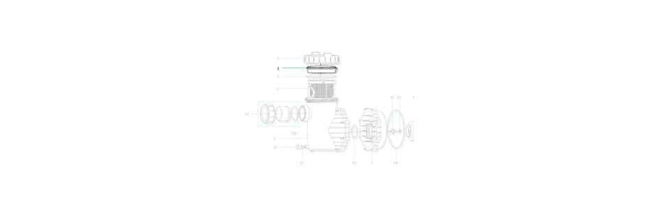 Couvercle de pré-filtre Saci Supra