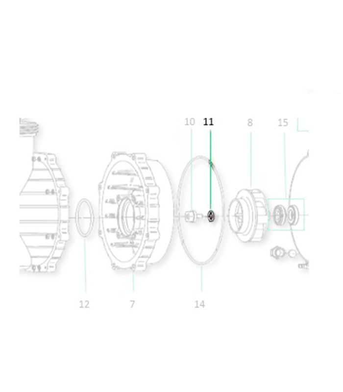 Junta tapón turbina Saci Supra