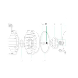 Gasket turbine cap Saci Supra