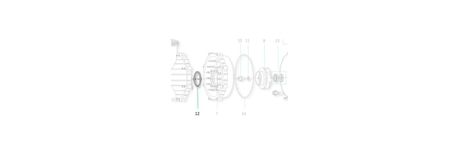 Gasket body cover Saci Supra